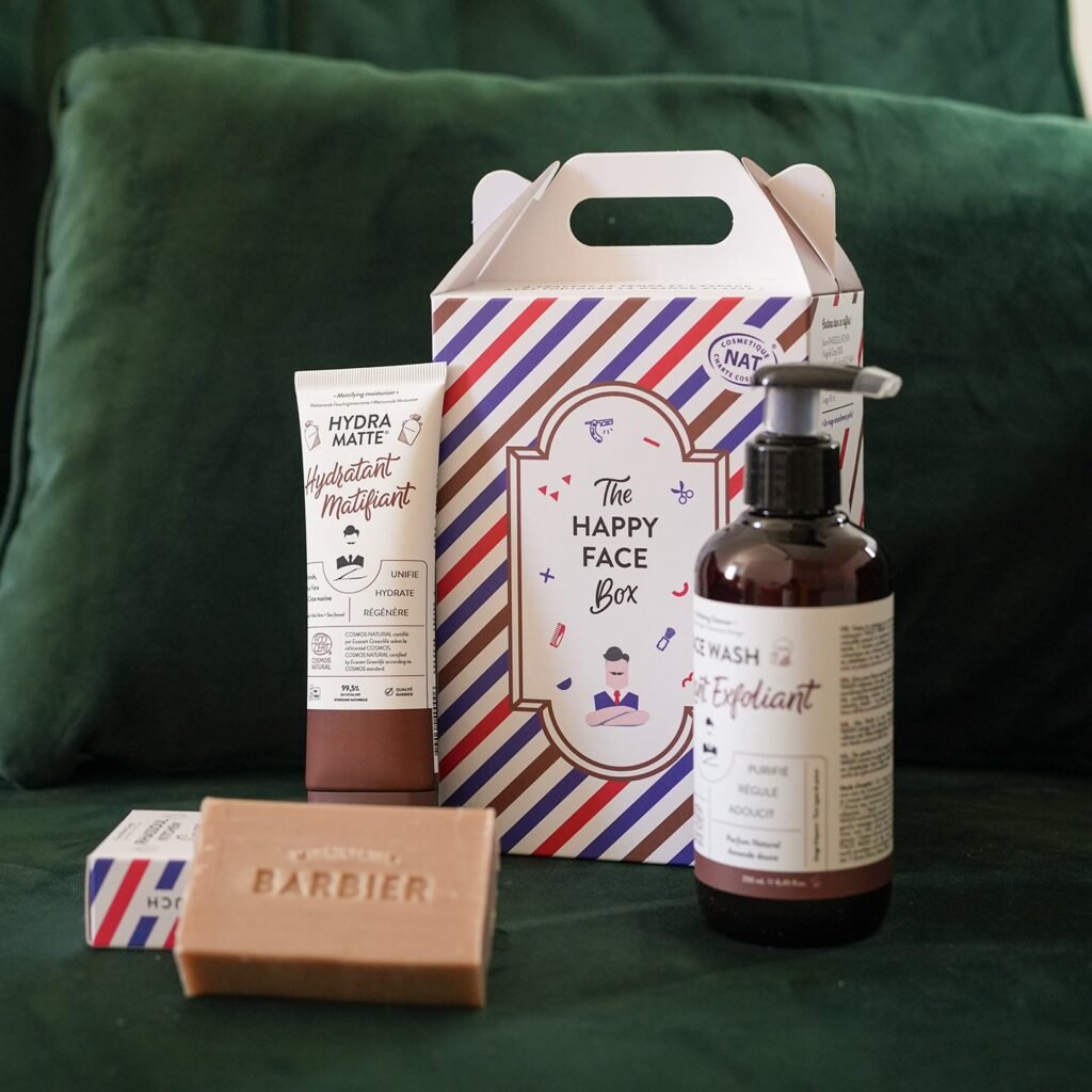 box soin visage homme cadeau à offrir