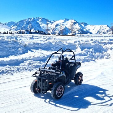 Stage buggy sur glace Alpe cadeau experience voyage sportif auto
