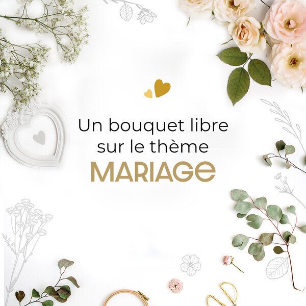 Bouquet de mariage unique et élégant